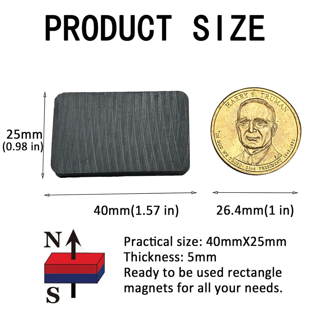 Ferrite Ceramic Blocks Magnets - Hobby Is Science 评论和价格